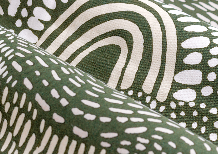 Nola Eyelet, Olive - Ready Made Curtains - Image 4